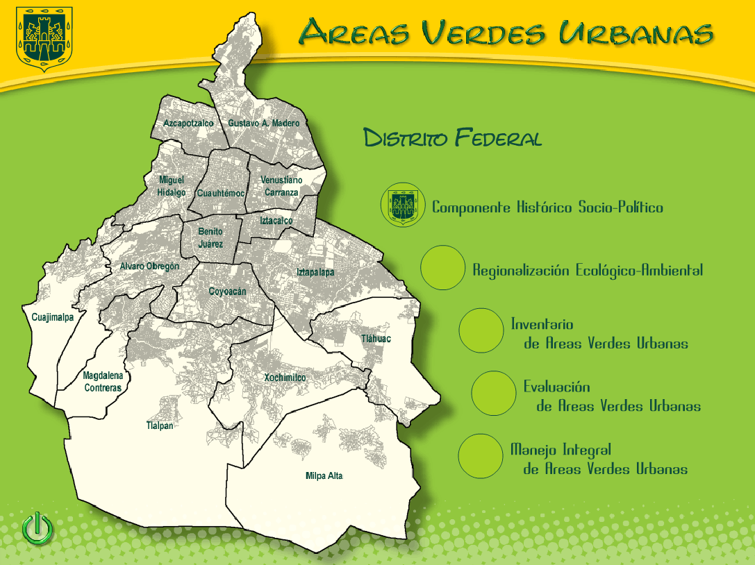 Áreas Verdes Urbanas (Ciudad de México), 2003